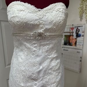 Sample Wedding Gown from bridal shop